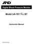 Digital Blood Pressure Monitor. Model UA-767 BT