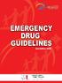 Emergency Drug Guidelines