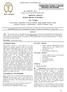 ORIGINAL ARTICLE HYPONATREMIA IN ELDERLY *Dr. T. Prabhu. Annamalai University, Annamalainagar , Tamilnadu, India