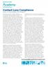 Contact Lens Compliance Author: Dr Amet Jinabhai, PhD MCOptom