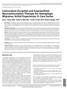 Concordant Occipital and Supraorbital Neurostimulation Therapy for Hemiplegic Migraine; Initial Experience; A Case Series