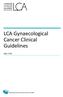 LCA Gynaecological Cancer Clinical Guidelines