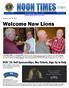 College Station Noon Lions Club. Welcome New Lions