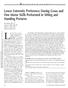 Lower Extremity Preference During Gross and Fine Motor Skills Performed in Sitting and -