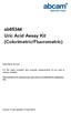 ab65344 Uric Acid Assay Kit (Colorimetric/Fluorometric)