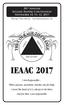 30 th Annual Inland Empire Convention November 10, 11, 12, Double Tree Hotel San Bernardino, CA IEAAC 2017