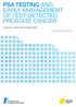 PSA TESTING AND EARLY MANAGEMENT OF TEST-DETECTED PROSTATE CANCER