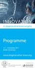 INNOVATION. Programme. in degenerative knee surgery October 2017 Berlin Germany