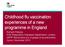Childhood flu vaccination: experiences of a new programme in England