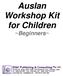 Auslan Workshop Kit for Children ~Beginners~