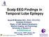 Scalp EEG Findings in Temporal Lobe Epilepsy