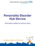Personality Disorder Hub Service