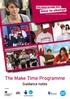 The Make Time Programme