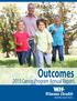 Outcomes Cancer Program Annual Report