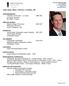 Curriculum Vitae: Terrence J. Endres, MD