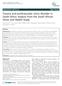 Trauma and posttraumatic stress disorder in South Africa: analysis from the South African Stress and Health Study