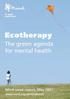Background. Contents. Key findings 2. Introduction 4. Why ecotherapy? 5. Pembrokeshire Mind 8. Ecotherapy and mental distress 10