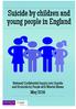 Suicide by children and young people in England