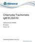Chlamydia Trachomatis IgM ELISA Kit