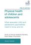 Physical health of children and adolescents