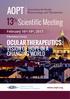 AOPT. 13 Scientific Meeting OCULAR THERAPEUTICS: VISION OF HOPE IN A CHANGING WORLD. February 16th-19th, Florence (Italy)