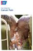 Get Help for. Cancer Pain