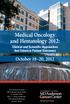 Medical Oncology and Hematology 2012: