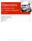 Operants: A Quarterly Newsletter of the B.F. Skinner Foundation