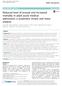 Reduced level of arousal and increased mortality in adult acute medical admissions: a systematic review and metaanalysis