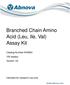 Branched Chain Amino Acid (Leu, Ile, Val) Assay Kit