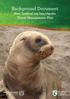 Background Document. New Zealand sea lion/rāpoka Threat Management Plan