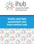 Frailty and falls assessment and intervention tool