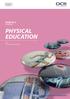 GCSE (9-1) Specification PHYSICAL EDUCATION. J587 For first assessment in ocr.org.uk/gcsephysicaleducation