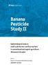 Banana Pesticide Study II. Epidemiological study on small-scale farmers and farm workers in conventional and organic agriculture (Bananas) in Ecuador