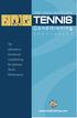 THE C.H.E.K INSTITUTE'S TENNIS. Conditioning. The Ultimate in Functional Conditioning for Optimal Tennis Performance.