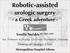 Robotic-assisted urologic surgery