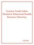 Truckee-North Tahoe Mental & Behavioral Health Resource Directory