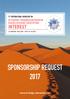 SPONSORSHIP REQUEST 2017 INTEREST HIV TREATMENT, PATHOGENESIS AND PREVENTION RESEARCH IN RESOURCE-LIMITED SETTINGS.