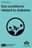 Understanding. Eye conditions related to diabetes