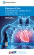 Cleveland Clinic. Cardiovascular Update October 26-27, 2017 Global Center for Health Innovation Cleveland, OH