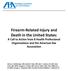 Firearm-Related Injury and Death in the United States: A Call to Action from 8 Health Professional Organizations and the American Bar Association
