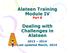 Alateen Training Module IV Part B. Dealing with Challenges in Alateen Last updated March, 2014
