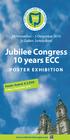 Jubilee Congress 10 years ECC