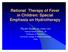 Rational Therapy of Fever in Children: Special Emphasis on Hydrotherapy
