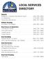 LOCAL SERVICES DIRECTORY