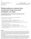 Multiple pulmonary metastases from asymptomatic benign intracranial meningioma: case report