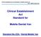 Clinical Establishment Act Standard for. Mobile Dental Van