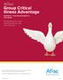 Aflac Group Critical Illness Advantage INSURANCE PLAN INCLUDES BENEFITS FOR CANCER