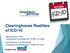 Clearinghouse Realities of ICD-10