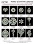 Holiday Ornaments & Charms #12469 / 20 Designs